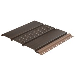 Gondozásmentes eresz panel perforált 30cm x 2m dió