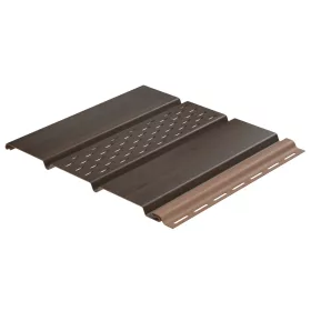 Gondozásmentes eresz panel perforált 30cm x 1m dió