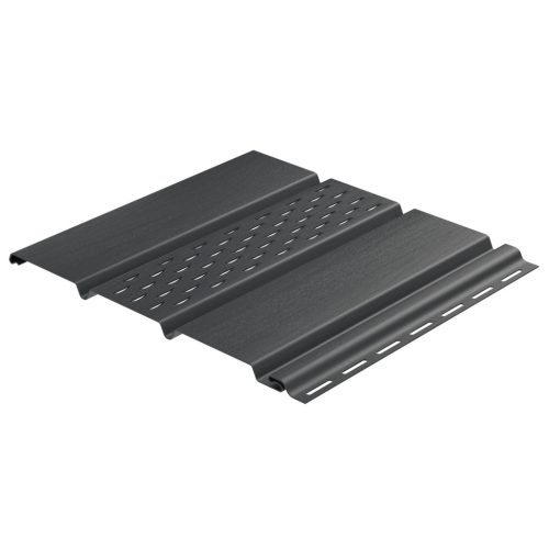 Gondozásmentes eresz panel perforált 30cm x 2m antracit