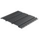 Gondozásmentes eresz panel perforált 30cm x 2m antracit