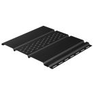 Gondozásmentes eresz panel perforált 30cm x 2m fekete