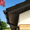 Gondozásmentes eresz panel perforált 30cm x 1m fekete