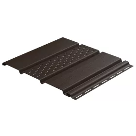   Gondozásmentes eresz panel perforált 30cm x 1m sötétbarna