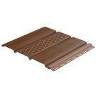 Gondozásmentes eresz panel perforált 30cm x 2m aranytölgy