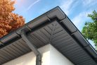 Gondozásmentes eresz panel perforált 30cm x 2m aranytölgy