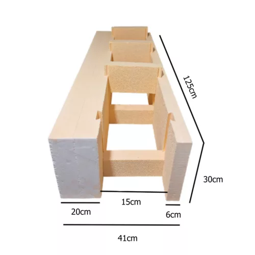 Gelatherm homlokzati falazóelem – 41 cm falvastagság