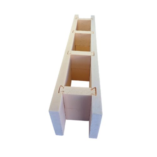 Kerítés, medence XPS falelem 125x30x27cm – Komplett falazat egy lépésben