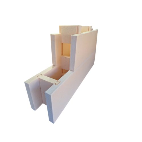 Kerítés, medence XPS falelem 125x30x27cm – Komplett falazat egy lépésben