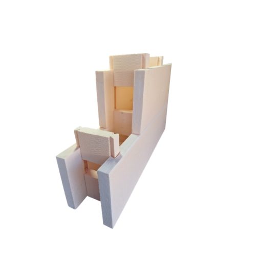 Kerítés, medence XPS falelem 125x30x27cm – Komplett falazat egy lépésben