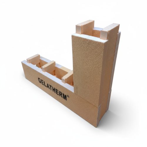 Kerítés, medence XPS falelem 125x30x27cm – Komplett falazat egy lépésben