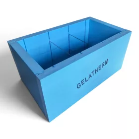   Gelatherm lapraszerelt emeltágyás és virágláda – 125 × 78 × 60 cm