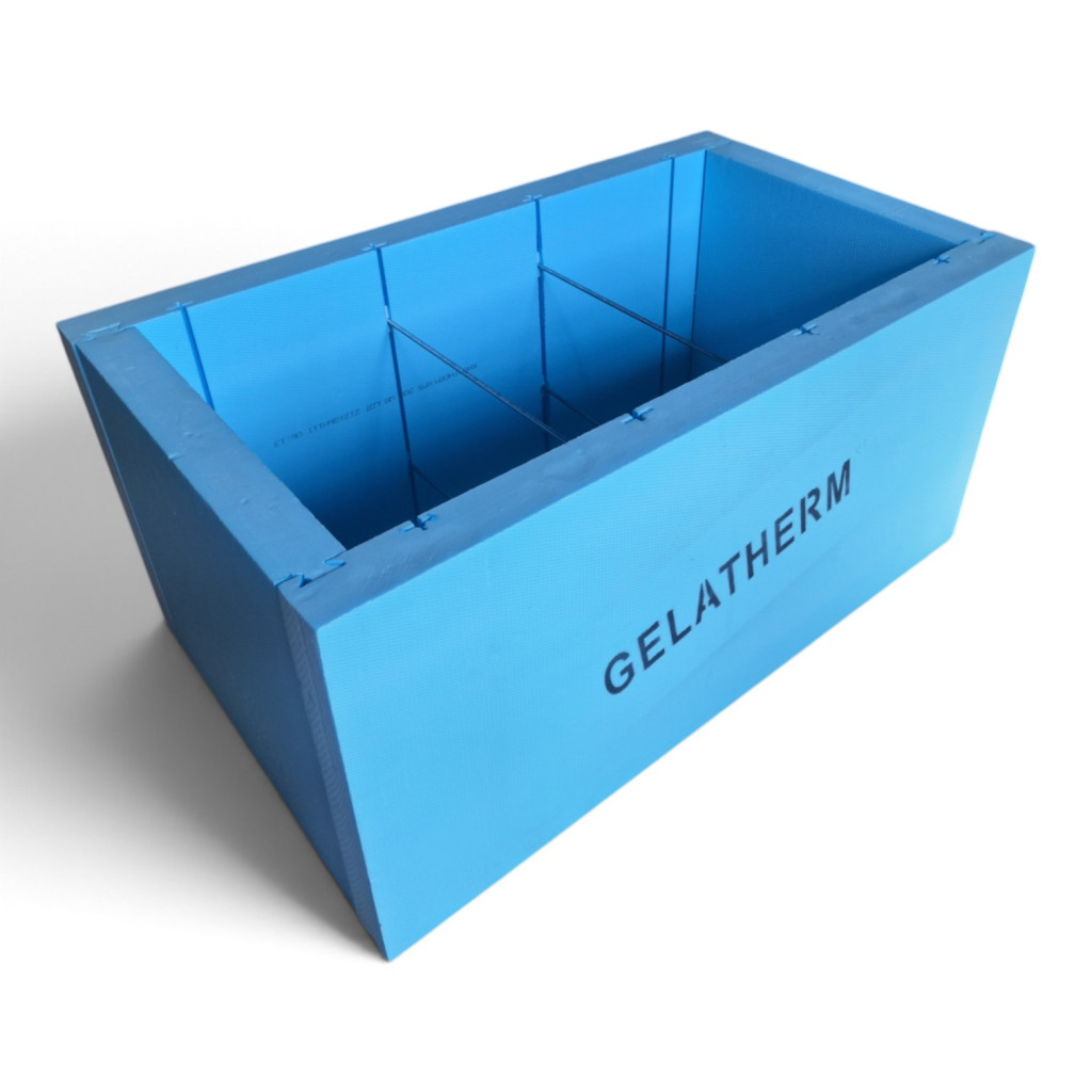 Gelatherm lapraszerelt emeltágyás és virágláda – 125 × 78 × 60 cm