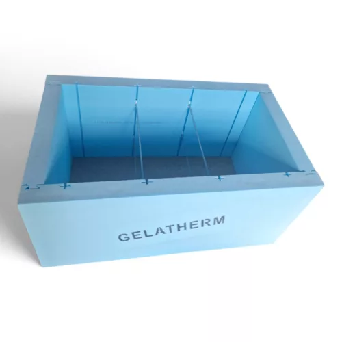 Gelatherm lapraszerelt emeltágyás és virágláda – 125 × 78 × 60 cm
