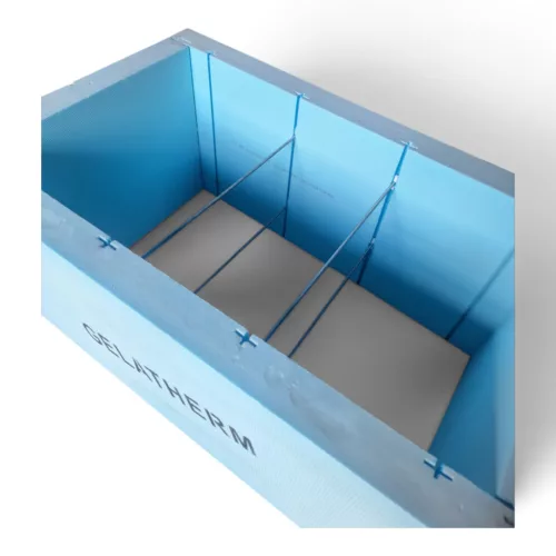 Gelatherm lapraszerelt emeltágyás és virágláda – 125 × 78 × 60 cm