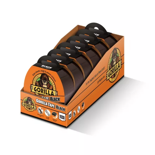 Gorilla Tape Black 32m x 48mm Extra Erős Ragasztószalag
