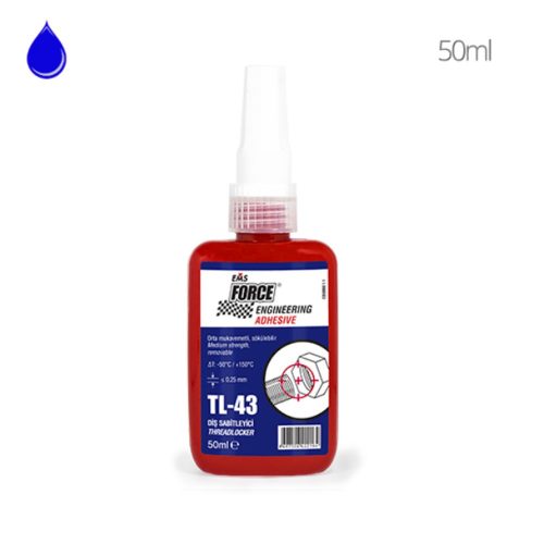 EMS Force TL-43 Közepes Szilárdságú Csavarrögzítő 50ml