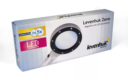 Levenhuk Zeno 400 LED-es nagyító, 2/4x, 88/21 mm, fém