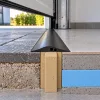 Gelapur garázskapu hőhídmegszakító EPDM vízzáró profillal - 122cm