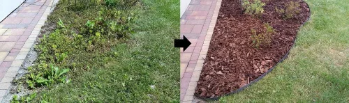 Gyepszegély 4cm 10m + 30db műanyag szeg
