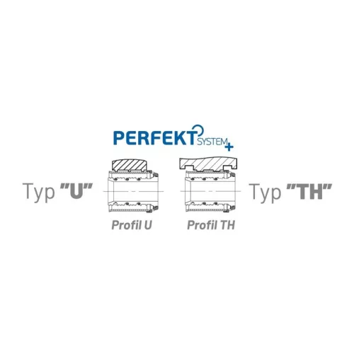 PERF U-TH 20X20X20MM EGÁL T-IDOM