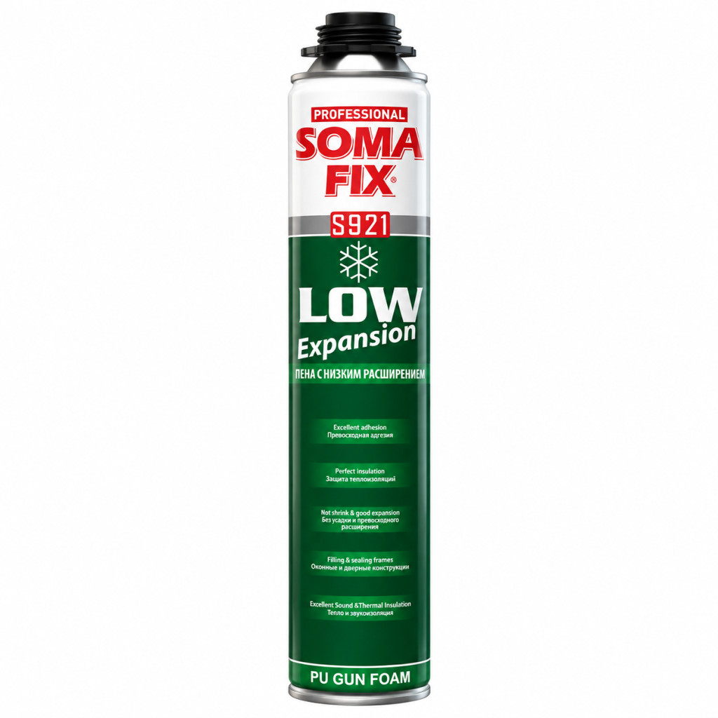 SomaFix Professional S921k alacsony tágulású téli pisztolyos purhab
