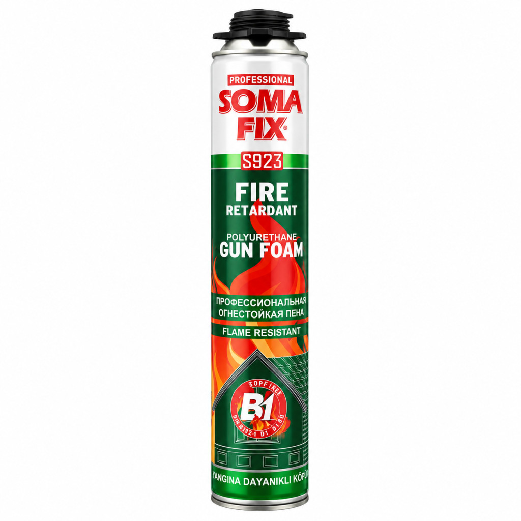 SomaFix Professional S923 B1 tűzgátló pisztolyos purhab