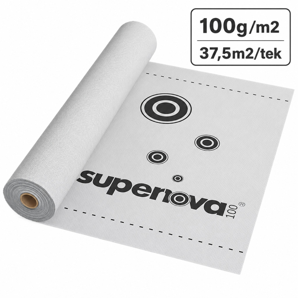 SUPERNOVA páraáteresztő tetőfólia 100g/m2 37,5m2/tek