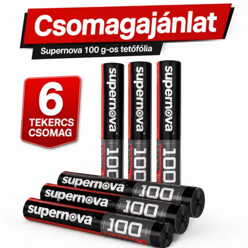 Supernova 100g/m2 tetőfólia csomag - 6db/csomag