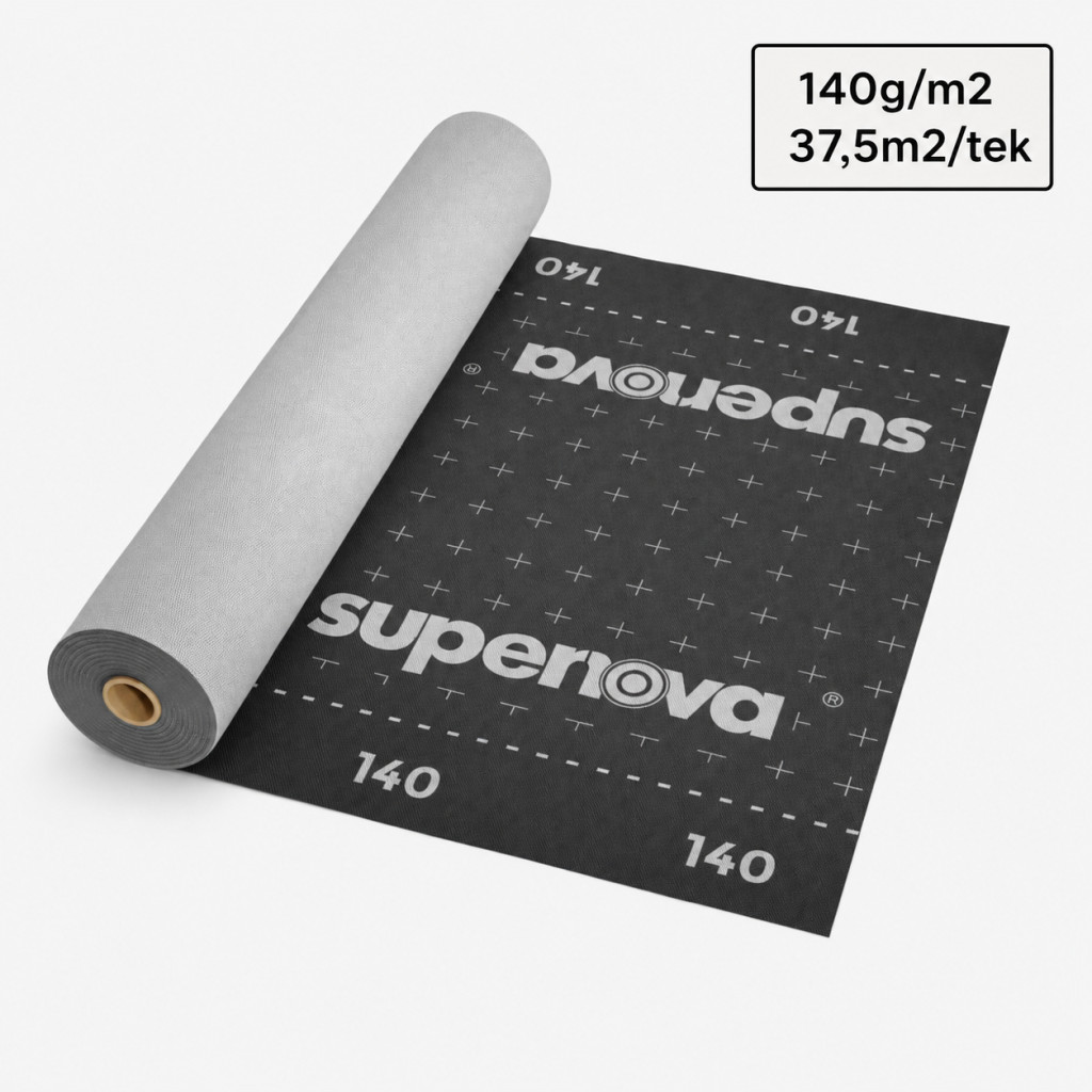 SUPERNOVA páraáteresztő tetőfólia 140g/m2 37,5 m2/tek