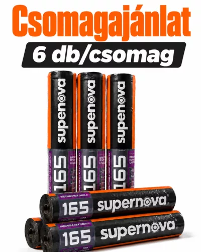 Supernova 165g/m2 tetőfólia csomag - 6db/csomag