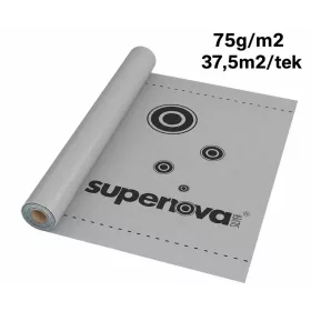 SUPERNOVA szőtt szürke tetőfólia 75g/m2 37,5m2/tek