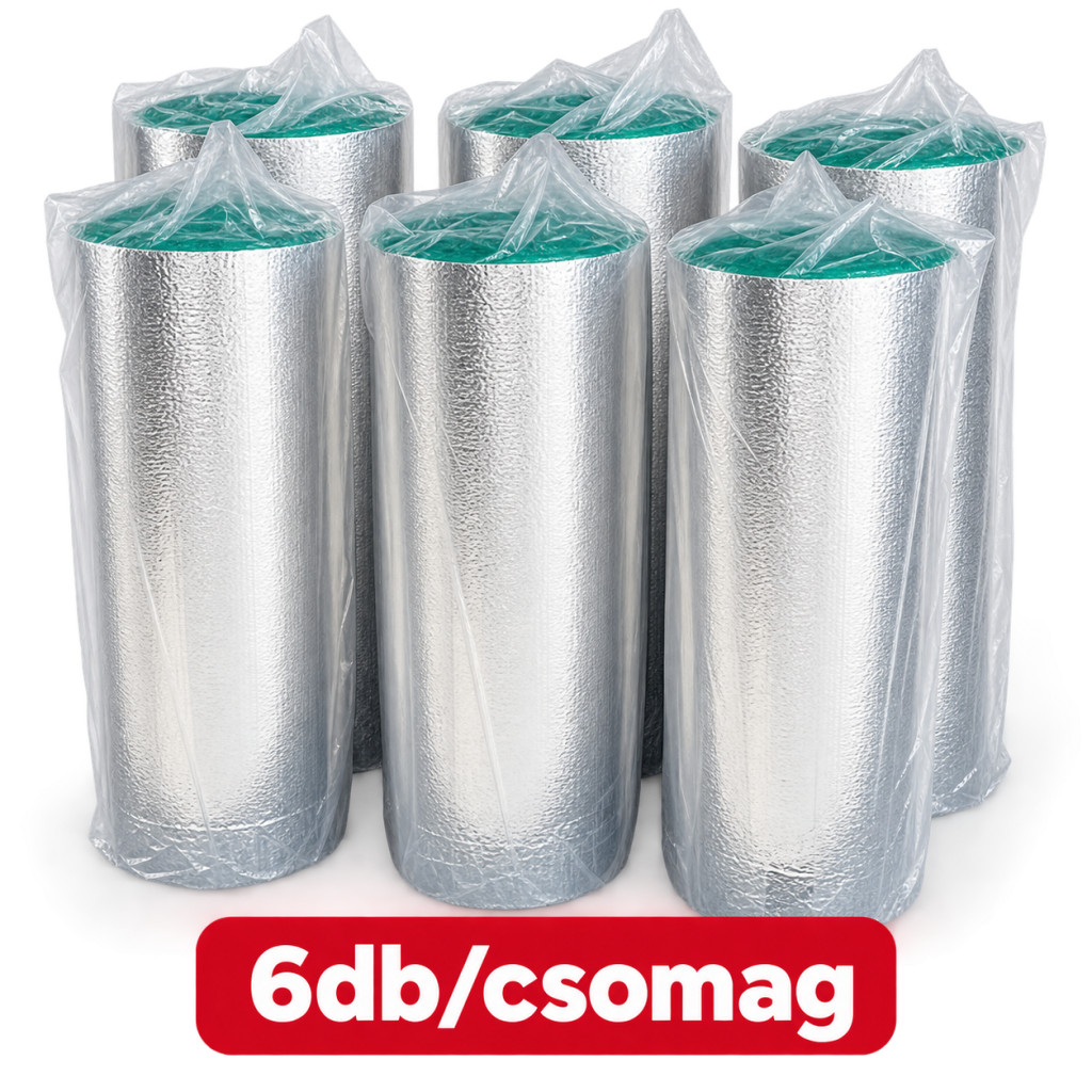 Hőtükrös alu buborékfólia 6db/csomag