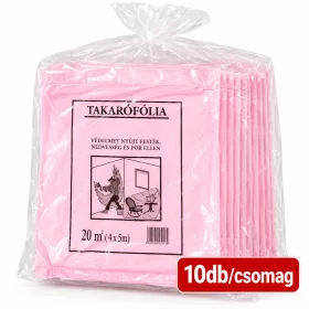 Takarófólia lepel  4x5m 25 db/csomag