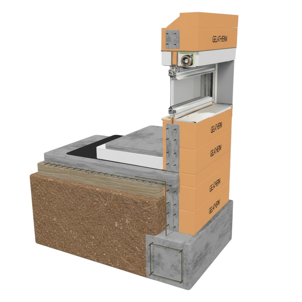 Gelatherm falazat – egy valódi, hőhídmentes falazati rendszer az alaptól a koszorúig